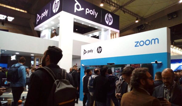 Стенд Poly by HP на выставке ISE 2023