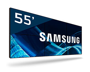 
Видеостена 3х2 на базе ЖК-дисплеев Samsung VM55B-E