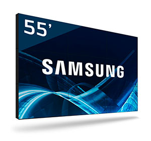 
Видеостена 3х3 на базе ЖК-дисплеев Samsung VM55B-E